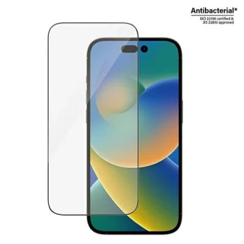 PanzerGlass Ultra-Wide Fit antibakteriāls rūdīts stikls ar pozicionētāju iPhone 14 Pro tālrunim | Antibacterial...