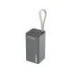 Ārējais akumulators Wozinsky K65+ 65W 30000mAh, pelēks