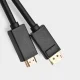 Ugreen DisplayPort uz HDMI kabelis 4K 30Hz 1.5m, melns (DP101)