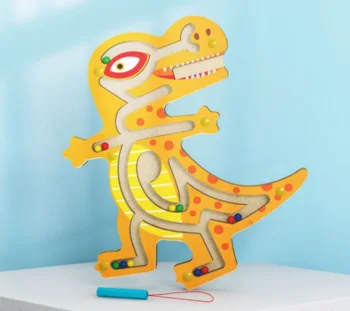 Koka labirints "Tiranozauru" l Wooden Labyrinth "Tyrannosaurus"