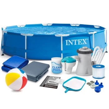 Intex 28202 karkasa baseins ar sūkni un piederumiem, 305 x 76 cm