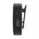 Bezvadu mikrofons Puluz PU648B, USB-C, melns