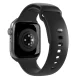 Puro Icon silikona siksniņa Apple Watch 38 / 40 / 41 mm, melna (2 gab.)