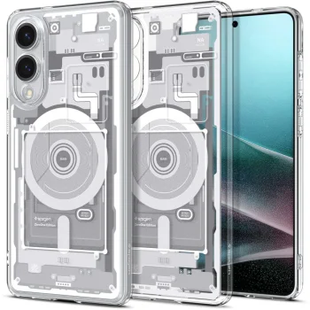 Spigen Ultra Hybrid Mag vāciņš Samsung Galaxy S25 Edge ar MagSafe, balts