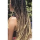 Kanekalons Sintētiskās Ombre Afro Bizes Frizūrām 60cm, Krēms | Synthetic Ombre Afro Braids for Hairstyles