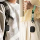 Austiņu maciņš Ringke Silicone priekš AirPods Pro 3 ar karabīni, melns
