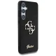 Guess Fixed Glitter Big 4G Metal Logo vāciņš Samsung Galaxy S25+ melns
