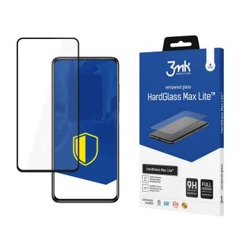 Aizsargstikls 3mk HardGlass Max Lite priekš Xiaomi POCO X3, Melns