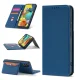 Hurtel Samsung Galaxy A12 5G atverams vāciņš maciņš grāmatiņa Magnet Card Case, zils