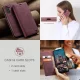 Samsung Galaxy A34 (SM-A346) CASEME Wallet Magnetic Leather Case Cover, Wine Red | Telefona Vāciņš Maciņš Apvalks...
