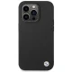 BMW Silicone Metal Logo vāciņš iPhone 15 Pro 6.1\", melns