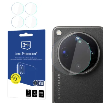 3mk Lens Protection hibrīda aizsargstikls kamerai priekš Oppo Find X9 Ultra, 0.16 mm