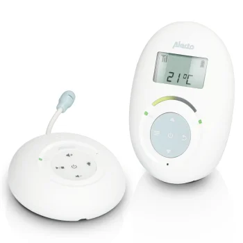 Alecto DBX120 DECT bērnu uzraudzības ierīce ar displeju White/Blue