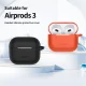 Austiņu maciņš Tech-Protect Silicone Hook, Apple AirPods 3, pelēks