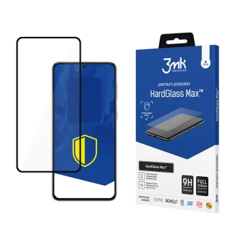 Rūdīts aizsargstikls 3mk HardGlass Max Samsung Galaxy S21+ 5G, melns