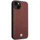 BMW iPhone 14 vāciņš BMHCP14S22RFGR Leather Diamond Pattern Bordo