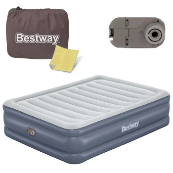 Piepūšamais matracis Bestway 6713I, 203 x 152 x 51 cm, ar iebūvētu sūkni