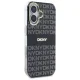 DKNY Repeat Texture Pattern With Stripe vāciņš iPhone 16 ar MagSafe, melns