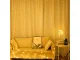 LED mikro gaismas aizkars 300 LED 3x3m, silti balts