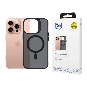3mk iPhone 16 Pro vāciņš Smoke MagCase ar MagSafe, dūmakains
