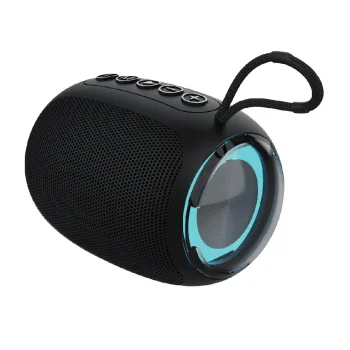 Setty GB-800 Mini Tuba RGB Pārnēsājamais Bluetooth Skaļrunis, Melns