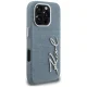 Karl Lagerfeld Jeans Signature Logo vāciņš iPhone 16 Pro ar MagSafe, Blue