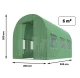 Plonos Folijas siltumnīca 2x3m, 6m2, Zaļa