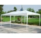 MultiGarden 3x6 m dārza paviljons un pasākumu telts ar 6 sienām, balts
