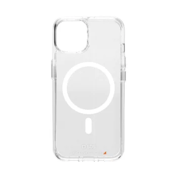 SBS iPhone 14 / 13 vāciņš D3O MagSafe, caurspīdīgs