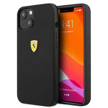 Ferrari iPhone 13 mini vāciņš Silicone, melns