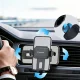 Auto telefona turētājs ventilācijas režģim Wozinsky WUS-M1, 4.7-6.9\", 360°, melns