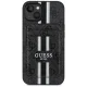 Guess 4G Stripes vāciņš ar MagSafe maciņu iPhone 15, melns