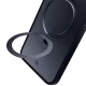 3Mk Protection Smoke Case Mag&Stand vāciņš Apple iPhone 15 Plus, Melns