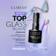 Claresa Top Glass No Wipe virsējais pārklājums nagiem, 5g