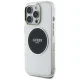 Guess IML Metal Colored Circle Classic Logo MagSafe vāciņš iPhone 16 Pro, melns