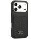 Vāciņš iPhone 18 Pro / 17 Pro Audi Leather Case MagSafe, ādas, melns