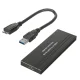 Maclean MCE582 M.2 NGFF SSD ārējā diska korpuss, USB 3.0, alumīnija