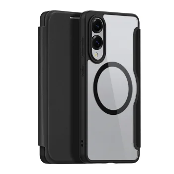 Atverams vāciņš Dux Ducis Skin X Pro ar MagSafe priekš Samsung Galaxy S25 Edge, melns