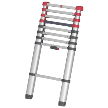 Hailo T80 FlexLine teleskopiskās kāpnes, 9 pakāpieni