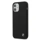 BMW iPhone 12 mini vāciņš Silicone Signature, melns