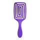 Activeshop O-327 elastīga matu ķemme, violeta