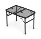 Saliekams tūrisma galds Multigarden 60x40 cm, melns