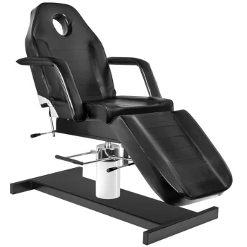Activeshop A-210 hidrauliskais kosmetoloģiskais krēsls, melns