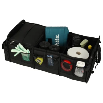 Automašīnas bagāžnieka organizators ar termomasu XXL 37x75x32cm, melns
