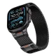 Tech-Protect Milano Vanguard siksniņa Apple Watch 44/45/46/49mm, melna