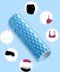 Masāžās Jogas Fitnesa Pilates Putu Rullis - 30x10cm, Gaiši zils | Foam Yoga Massage Roller