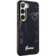 Guess Samsung Galaxy S23 S911 aizsargvāciņš Golden Marble Melns