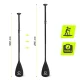 Saliekams un regulējams SUP airis TSUNAMI, 160–225 cm