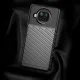 Xiaomi Mi 10T Lite Thunder Series Twill Texture TPU Mobile Phone Cover Case, Black | Vāks Maciņš Maks Apvalks