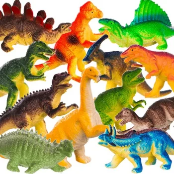 Kruzzel dinozauru figūriņu komplekts, 12 gab.